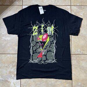 Invader Zim Rock Metal T-Shirt LARGE New